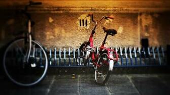 Vintage Red Bike HD Wallpaper Wallpaperfx