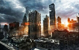Image Sunrise Destroyed City Wallpaper Jpg The Savage Lands