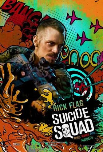 Suicide Squad Image Character Poster Rick Flag HD