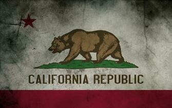 Grunge Flags California Wallpaper Art HD