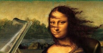 Mona Lisa Wallpaper Driving
