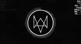 My New WatcHDog Based Wallpaper Rainmeter