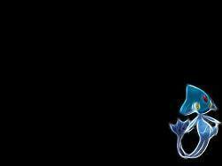 Pokemon Fractalius Black Background Golduck Wallpaper
