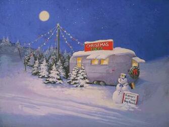 Christmas Painting For Desktops