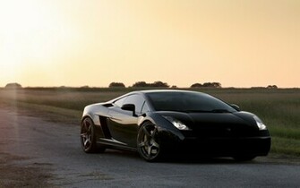 Vecars Spot Cool Black Lamborghini Gallardo HD Wallpaper