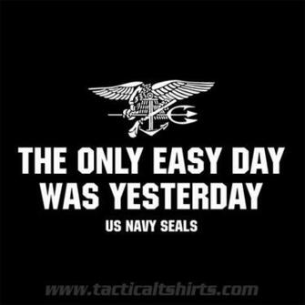 Was Yesterday Us Navy Seals Trident Version Tacticaltshirts
