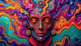 Trippy Face Wallpaper