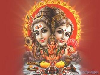 Lord Shiva Watching His Song Ganesh Prayers