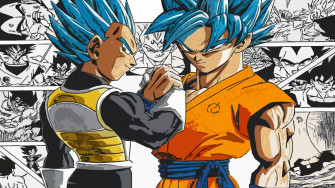 Goku 4k Ultra HD With Vegeta On Manga Wallpaper