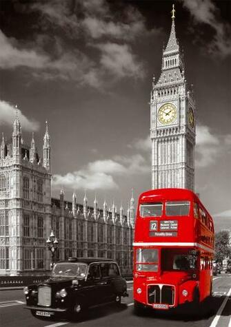 London Big Ben And Red Bus Led S