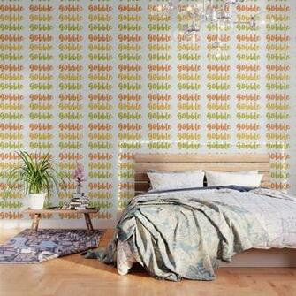 Thanksgiving Gobble Wallpaper By Merchmojo Society6