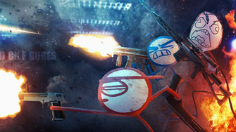 Dick Figures Modern Flame War Wallpaper By Edskudder