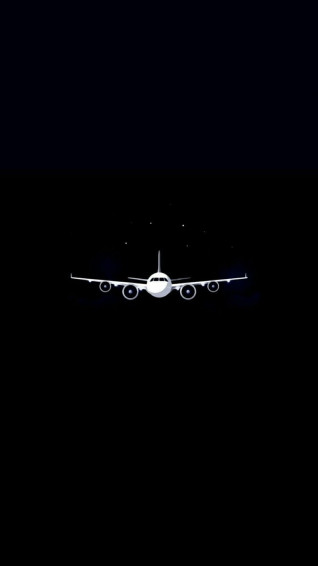 Aesthetic Black Plane Wallpaper Mobcup