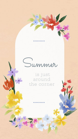 Flower Quote Template Psd Aesthetic Rawpixel