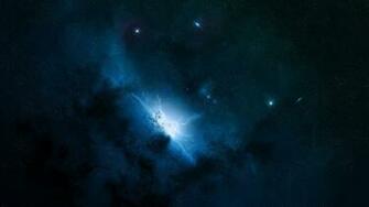 Full HD Wallpaper Blue Space By Stefan Veselinov Galaxies