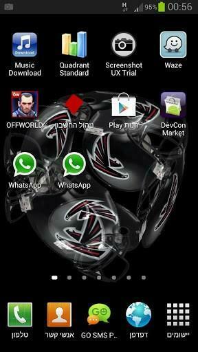Nfl Atlanta Falcons Spinning 3d Cube Live Wallpaper