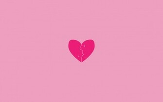 Little Heart Pink Background Wallpaper