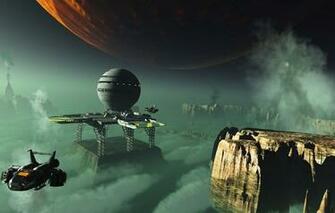 Wallpaper Rocks Planet Object Forward Observation Point Radar
