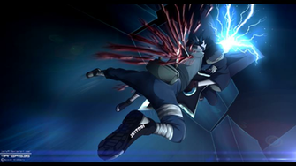 Raikiri Blood Lightning Fighting Anime HD Wallpaper Background B39