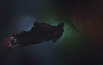 Wallpaper Stars Space Ship Art Fiction Battleship Dmitrii
