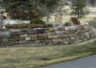 Fieldstone Retaining Wall