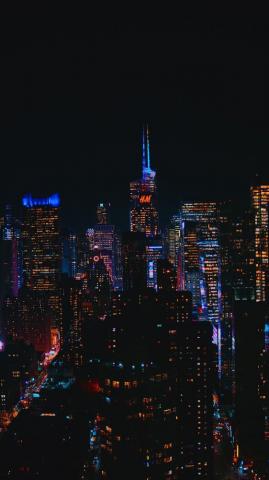 Wallpaper Capital City Skyline Paris Manhattan In