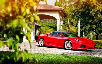 Ferrari F430 Adv1 Wheels Wallpaper HD