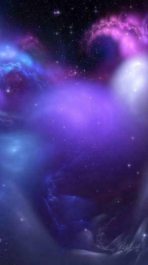 Purple Abstract Galaxy S5 Wallpaper HD