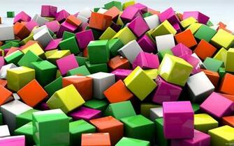Wallpaper Cubes 3d Art HD Background