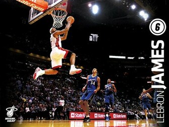 Wallpaper For Lebron James Heat Dunk