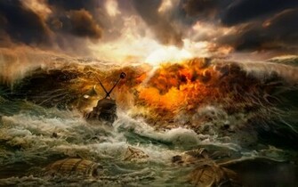 Hell Wallpaper Wave From Myspace Background