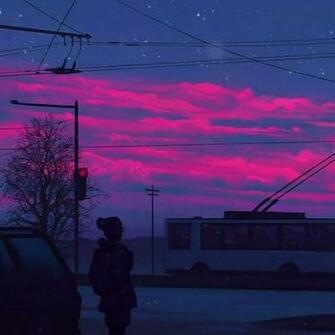 Lofi Child Hiphop Music Sky Art Relax Wallflower In