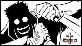 Father Alexander Anderson Hellsing Ultimate Anime Bayonet HD Wallpaper
