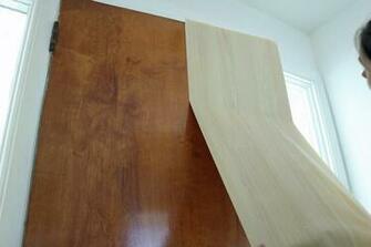 Update An Interior Door With Vinyl Adhesive Wallpaper S Diy