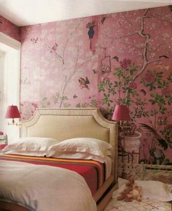 The Glam Pad De Gournay In Pink