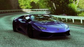 Purple Lamborghini