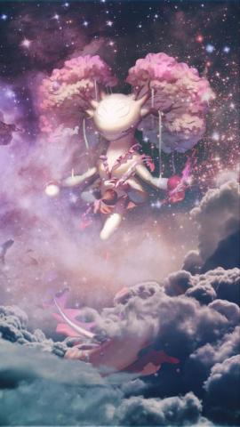 Self Made Axolotl Wallpaper Colourful iPhone