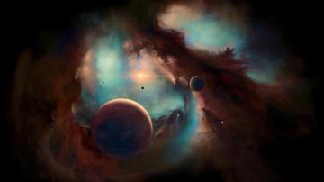 Wallpaper 4k Nebula Space