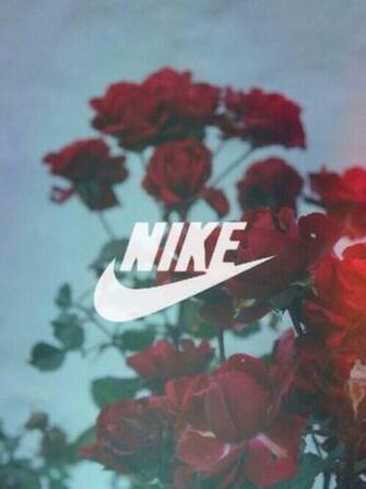 Background Nike Roses Wallpaper