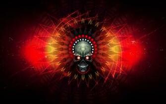 Skulls Wallpaper Abstract Dark Fire Hellfire Day