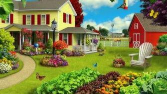 Green Acres Farm Wallpaper