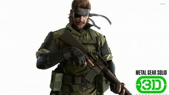 Metal Gear Solid Snake Eater 3d Wallpaper Game