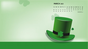 March Desktop Wallpaper Calendar