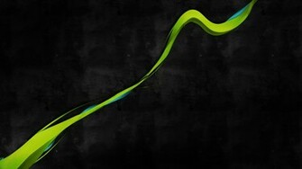 Green Line Widescreen HD Abstract Desktop Wallpaper
