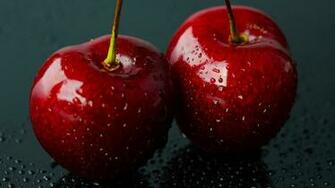 Fruits Cherries Wallpaper Macro