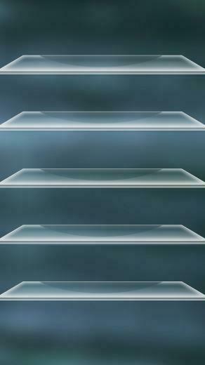 Home Shelves iPhone Wallpaper