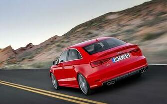 Photo Audi S3 Red Riding Cars Back