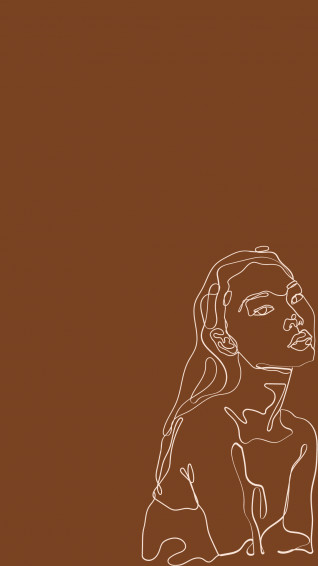 Aesthetic Caramel Brown iPhone Wallpaper Abstract
