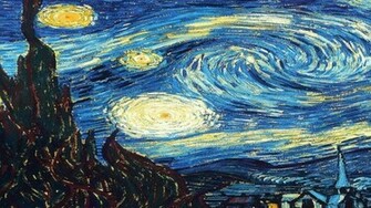 Van Gogh Starry Night Paintings iPhone Wallpaper