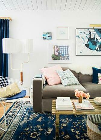 Emily Henderson Family Room Gallery Wall